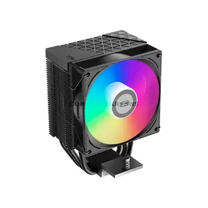 PCCOOLER R300 ARGB Black CPU Air Cooler, 150W TDP, 3× 6mm Heat Pipes, 92mm PWM ARGB Fan, 800–2200 RPM, Up to 40.94 CFM Airflow, 30dBA Max Noise, Intel LGA1851/1700/1200/115X & AMD AM5/AM4