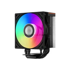 PCCOOLER RT400 Digital ARGB Black CPU Air Cooler, Smart Digital Temperature Display, 4× 6mm Heat Pipes, 120mm PWM ARGB Fan, 500–2200 RPM, Up to 73.32 CFM, 152mm Height, Intel LGA1851/1700/1200/115X & AMD AM5/AM4