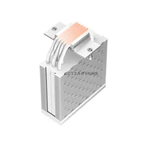 PCCOOLER RT500 Digital ARGB White CPU Air Cooler, Smart Digital Monitor, 245W TDP, 5× 6mm Heat Pipes, 120mm PWM ARGB Fan, 500–2200 RPM, 73.32 CFM Airflow, 152mm Height, Intel LGA1851/1700/1200/115X & AMD AM5/AM4