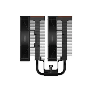 PCCOOLER RT620Pro Digital Black Dual-Tower CPU Air Cooler, 265W TDP, Digital Display Top Cover, 6× 6mm Heat Pipes, Dual 120mm PWM Fans, 500–2200 RPM, 73.32 CFM, 3.28mmH₂O, Intel LGA1851/1700/1200/115X & AMD AM5/AM4