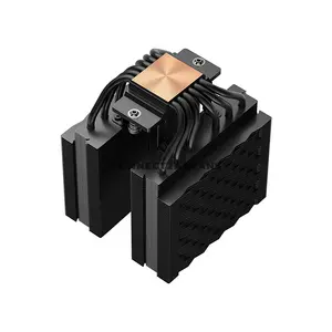 PCCOOLER RT620Pro TC ARGB Black Dual-Tower CPU Air Cooler, 6× 6mm Heat Pipes, Dual 120mm PWM ARGB Fans, 500–2200 RPM, 73.32 CFM Airflow, 3.28mmH₂O Pressure, 157.5mm Height, Intel LGA1851/1700/1200/115X & AMD AM5/AM4