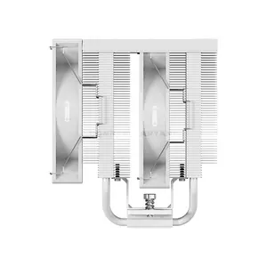PCCOOLER RT620Pro TC ARGB White Dual-Tower CPU Air Cooler, 6× 6mm Heat Pipes, Dual 120mm PWM ARGB Fans, 500–2200 RPM, 73.32 CFM Airflow, 3.28mmH₂O Pressure, 157.5mm Height, Intel LGA1851/1700/1200/115X & AMD AM5/AM4