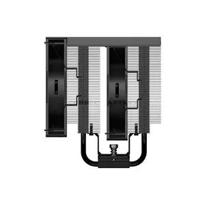PCCOOLER RT720 TC ARGB Black Dual-Tower CPU Air Cooler, 7× 6mm Heat Pipes, Dual 120mm PWM ARGB Fans, 500–2200 RPM, 73.32 CFM Airflow, 3.28mmH₂O Pressure, 157.5mm Height, Intel LGA1851/1700/1200/115X & AMD AM5/AM4