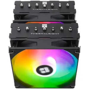 Thermalright Phantom Spirit 120 SE ARGB Dual Tower CPU Air Cooler, High Performance Dual Heatsink Cooling System with Addressable RGB Lighting