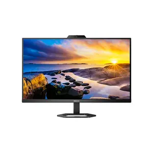 Philips 27E1N5600HE 27 Inch QHD LED Monitor with Integrated Webcam, 2560×1440 Resolution, USB-C Connectivity, Built-In Microphone and Speakers, Professional Productivity Display
