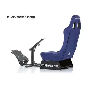 Playseat Challenge PlayStation Edition Racing Seat, Foldable Racing Simulator Cockpit Chair, Adjustable Driving Position Design, Official PlayStation Racing Experience Seat