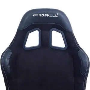 Playseat Deadskull Gaming Racing Simulator Seat, Adjustable Cockpit Chair Design, Racing Wheel Compatibility, Professional Driving Simulator Setup for Immersive Racing