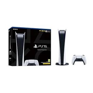 Sony PlayStation 5 Digital Edition Gaming Console, Next-Generation 4K Gaming System, Digital-Only Design, High-Performance PlayStation Entertainment Platform