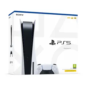 Sony PlayStation 5 Disc Edition Gaming Console, Next-Generation 4K Gaming System, Ultra HD Blu-ray Disc Support, Premium PlayStation Entertainment Platform