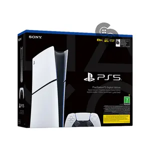 Sony PlayStation 5 Slim Digital Edition Gaming Console, Compact Next-Generation Gaming System, Digital-Only Design, High-Performance PlayStation Entertainment Platform