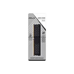 PNY Performance 16GB DDR4 3200MHz CL16 Desktop RAM, Single Channel, PC4-25600, 1.35V, Intel XMP Support, 3200MHz Memory Module