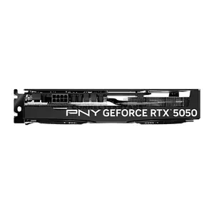PNY GeForce RTX 5050 8GB Dual Fan Graphics Card, NVIDIA Blackwell Architecture, 8GB GDDR6 128-bit, 2560 CUDA Cores, 2572MHz Boost Clock, PCIe 5.0 x8, DLSS 4, 130W TDP & Dual-Slot Design