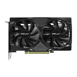 PNY GeForce RTX 5060 8GB Overclocked Dual Fan Graphics Card, NVIDIA Blackwell Architecture, 8GB GDDR7 128-bit, 3840 CUDA Cores, 2535MHz Boost Clock, 28Gbps Memory, PCIe 5.0 x8, 145W TDP & Dual-Slot Design