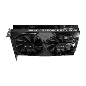 PNY GeForce RTX 5060 8GB Dual Fan GDDR7 Graphics Card with NVIDIA Blackwell Architecture, DLSS 4, PCIe 5.0 x8 & Dual-Fan Cooling