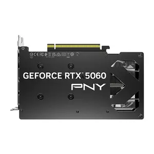 PNY GeForce RTX 5060 8GB Overclocked Dual Fan Graphics Card, NVIDIA Blackwell Architecture, 8GB GDDR7 128-bit, 3840 CUDA Cores, 2535MHz Boost Clock, 28Gbps Memory, PCIe 5.0 x8, 145W TDP & Dual-Slot Design