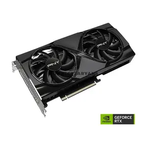 PNY GeForce RTX 5060 Ti 16GB Overclocked Dual Fan GDDR7 Graphics Card with NVIDIA Blackwell Architecture, DLSS 4, PCIe 5.0 x8 & Metal Backplate