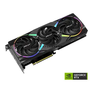PNY GeForce RTX 5060 Ti 16GB EPIC-X RGB Overclocked Triple Fan Graphics Card, NVIDIA Blackwell Architecture, 16GB GDDR7, 4608 CUDA Cores, PCIe 5.0, DLSS 4, Factory Overclocked & Triple Fan Cooling PNY