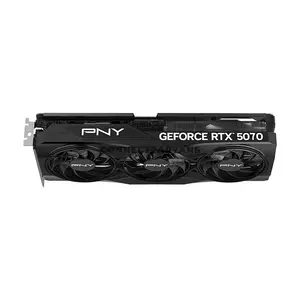 PNY GeForce RTX 5070 12GB Overclocked Triple Fan GDDR7 Graphics Card with NVIDIA Blackwell Architecture, DLSS 4, PCIe 5.0 x16 & Metal Backplate