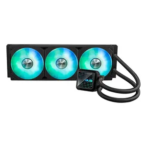 ASUS Prime LC 360 ARGB Black All-in-One CPU Liquid Cooler, 360mm Radiator, Triple 120mm ARGB PWM Fans, Aura Sync Lighting, Intel AMD Support
