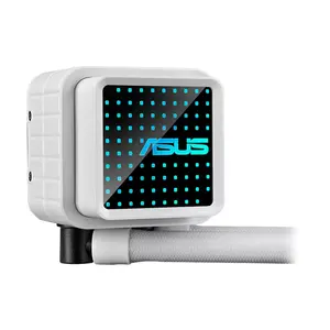 ASUS Prime LC 360 ARGB White All-in-One CPU Liquid Cooler, 360mm Radiator, Triple 120mm ARGB PWM Fans, Aura Sync Lighting, Intel AMD Support