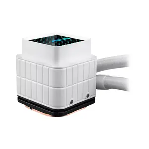 ASUS Prime LC 360 ARGB White All-in-One CPU Liquid Cooler, 360mm Radiator, Triple 120mm ARGB PWM Fans, Aura Sync Lighting, Intel AMD Support