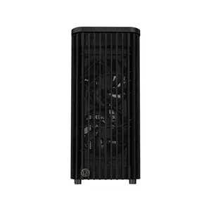 ASUS ProArt PA401 Wood Edition Tempered Glass Panel ATX Mid Tower Creator Case, Dual 160mm Front Fans, FSC-Certified Ash Wood Front Panel, USB 20Gbps Type-C