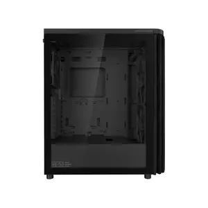 ASUS ProArt PA401 Wood Edition Tempered Glass Panel ATX Mid Tower Creator Case, Dual 160mm Front Fans, FSC-Certified Ash Wood Front Panel, USB 20Gbps Type-C