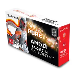 Sapphire PURE Radeon RX 9060 XT Gaming OC 16GB GDDR6 Graphics Card, PCIe 4.0, Factory Overclocked, Dual HDMI, DisplayPort Connectivity