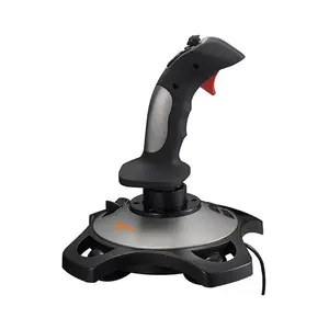 PXN-2113 PRO Flight Joystick Controller, 8-Way Precision Directional Control, 12 Programmable Buttons, Vibration Feedback System, Wired USB Connectivity, Flight Simulation Gaming Controller for PC