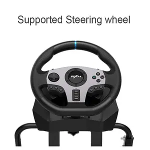 PXN-A9 Adjustable Racing Steering Wheel Stand, Foldable Driving Simulator Wheel Mount, Adjustable Racing Position Design, Universal Racing Wheel Support Stand