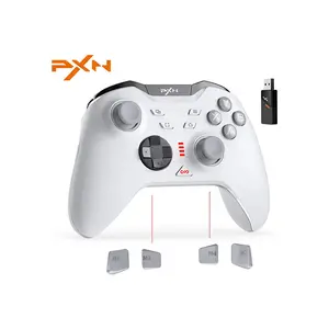 PXN P5 Wireless Gaming Controller, Hall Effect Joystick, 1000Hz Polling Rate, 2.4G Bluetooth Wired, PC, Android, iOS, Switch,White