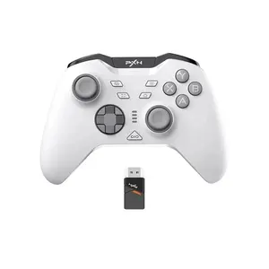PXN P5 Wireless Gaming Controller, Hall Effect Joystick, 1000Hz Polling Rate, 2.4G Bluetooth Wired, PC, Android, iOS, Switch,White