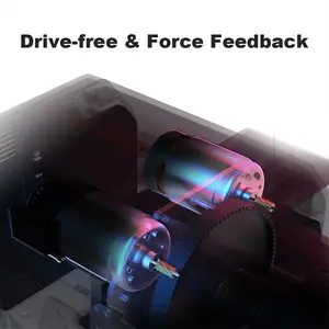 PXN V10 Force Feedback Racing Wheel, High-Precision Driving Simulator Controller, Pedal Set Included, Professional Racing Experience for Multi-Platform Gaming