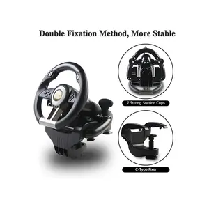 PXN V3 PRO 180-Degree Racing Wheel with Pedals, Multi-Platform Driving Simulator Controller, Precision Steering Controls, Immersive Racing Experience Accessory