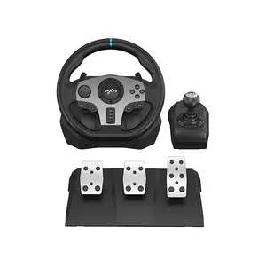 PXN V9 Gaming Racing Wheel with Pedals and Shifter, Multi-Platform Driving Simulator Controller, Manual Gear Shifter Included, Professional Racing Simulation Experience