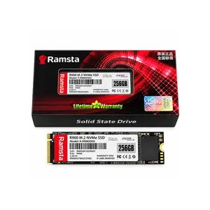 RAMSTA R900 256GB M.2 2280 PCIe NVMe SSD, Up to 3000MB/s Read & 1000MB/s Write, MLD/TLC Flash, Metal Shell, S.M.A.R.T & TRIM Support Ramsta