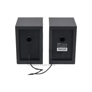 Rapoo A80 Wired Compact Stereo Speakers Black, Stereo Audio Output, USB Powered Design, 3.5mm Audio Input, Compact Desktop Speaker System