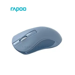 Rapoo B20 Silent Wireless Optical Mouse, 2.4GHz Wireless Connectivity, 1200 DPI Optical Sensor, Silent Click Design, Blue Edition