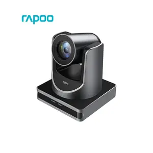 Rapoo C1620 HD Video Conference Camera Black, Full HD 1080P Resolution, 120° Wide-Angle Lens, Dual Microphones, USB Plug-and-Play Conference Camera