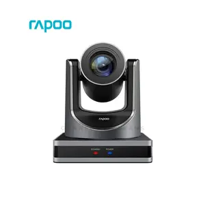 Rapoo C1620 HD Video Conference Camera Black, Full HD 1080P Resolution, 120° Wide-Angle Lens, Dual Microphones, USB Plug-and-Play Conference Camera