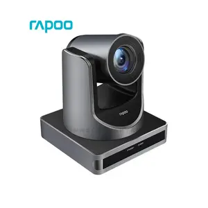 Rapoo C1620 HD Video Conference Camera Black, Full HD 1080P Resolution, 120° Wide-Angle Lens, Dual Microphones, USB Plug-and-Play Conference Camera
