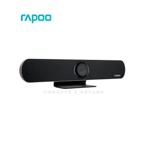 Rapoo C5305 HD Video Conference Camera Black, Full HD 1080P Resolution, 5X Optical Zoom, PTZ Control, Dual Microphones, USB Conference Camera