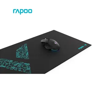 Rapoo V1L Gaming Mouse Pad Black, Smooth Cloth Surface, Optimized Tracking Performance, Anti-Slip Rubber Base, Durable Gaming Mouse Pad