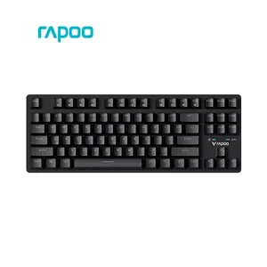 Rapoo V500PRO-87 Gaming Mechanical Keyboard Black, Mechanical Switches, 87-Key Tenkeyless Layout, RGB Backlighting, Full-Key Anti-Ghosting, Wired Gaming Keyboard