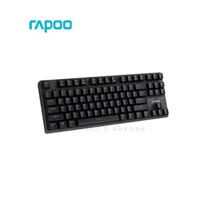 Rapoo V500PRO-87 Gaming Mechanical Keyboard Black, Mechanical Switches, 87-Key Tenkeyless Layout, RGB Backlighting, Full-Key Anti-Ghosting, Wired Gaming Keyboard