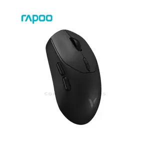 Rapoo VT1 PRO MAX Wireless & Wired Gaming Mouse, PAW3950 Optical Sensor, Up to 30000 DPI, 4K Wireless & 8K Wired Polling Rate, 10 Programmable Buttons, 59g Ultra-Lightweight Design, Black