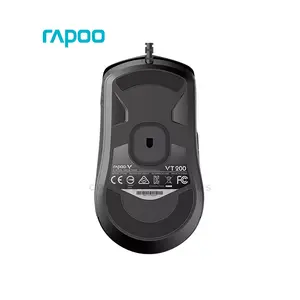 Rapoo VT200 RGB Wired Gaming Mouse, Adjustable 6200 DPI Optical Sensor, 1000Hz Polling Rate, 8 Programmable Buttons, RGB Lighting, Onboard Memory