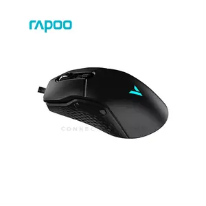 Rapoo VT200 RGB Wired Gaming Mouse, Adjustable 6200 DPI Optical Sensor, 1000Hz Polling Rate, 8 Programmable Buttons, RGB Lighting, Onboard Memory