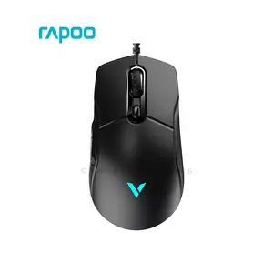 Rapoo VT200 RGB Wired Gaming Mouse, Adjustable 6200 DPI Optical Sensor, 1000Hz Polling Rate, 8 Programmable Buttons, RGB Lighting, Onboard Memory