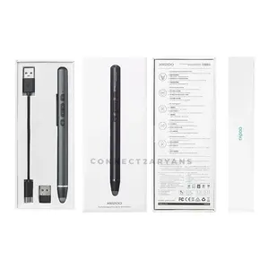 Rapoo XR200 Wireless Presenter Black, 2.4GHz Wireless Connectivity, Red Laser Pointer, Plug-and-Play USB Receiver, Professional Presentation Remote